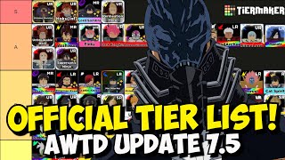 Update 75 Anime World Tower Defense Official Tier List [upl. by Hazlett]