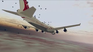 Air India Flight 182 Roblox Crash Animation [upl. by Baptist862]