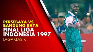 LagaKlasik Persebaya vs Bandung Raya  Final Liga Indonesia 1997 [upl. by Heigl]