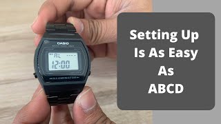 How To Set Time amp Alarm on Casio Vintage Watch [upl. by Elagibba]