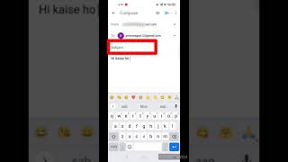 Mobile Se Email Kaise Bheje  youtubeshorts [upl. by Aij846]