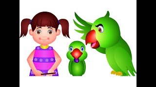 Chitti Chilakamma  Telugu Rhymes for children  3D Birds Songs [upl. by Bradshaw]