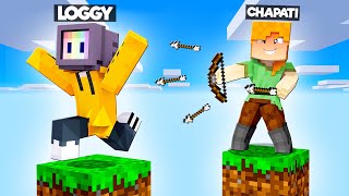 CAN LOGGY SURVIVE ON ONE BLOCK  MINECRAFT [upl. by Iaria]