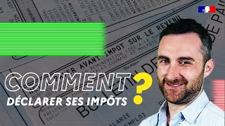 Première déclaration dimpôt  comment faire   Tutoriel 2024 [upl. by Aubigny]