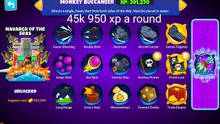 how to get buccaneer paragonxp easy 45k 950 xp btd6 [upl. by Town252]