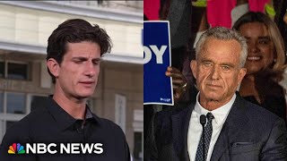 Jack Schlossberg reacts to cousin RFK Jr planning to suspend campaign [upl. by Otaner]