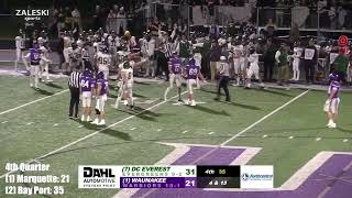 7 DC Everest Evergreens at 1 Waunakee Warriors  2024 WIAA Football Playoffs  Zaleski Sports [upl. by Zoa]