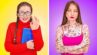 Life Hacks And Gadgets For Popular Girls At School 💡📚 lifehacks gadgets funny [upl. by Leirbaj]