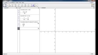 GeoGebra  CAS del 1 [upl. by Pampuch]