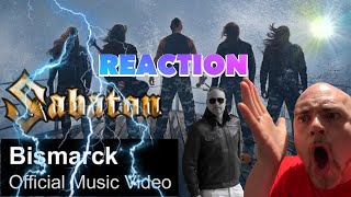 SABATON  Bismarck Official Music Video  REACTION [upl. by Terrijo]