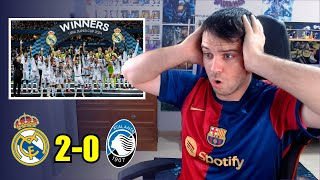 CULÉ REACCIONA al REAL MADRID 20 ATALANTA  Supercopa Europa 2024 [upl. by Ecnal443]