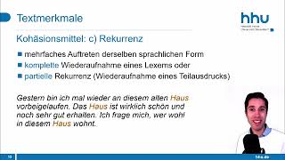 Textlinguistik  Einführung in die Germanistische Sprachwissenschaft [upl. by Alehtse]