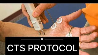 CTS PROTOCOL  HOW TO DO carpal tunnel syndrome study neurology neurotech emg ncs [upl. by Crim773]