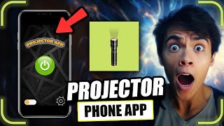 Flashlight Video Projector App Download Tutorial ✅ How To Get Phone Projector App on iOSAndroid [upl. by Hgielsel333]