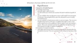 Case Law Land quasieasement Wheeldon v Burrows 1879 12 Ch D 31 CA [upl. by Fabrice]