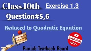 Math Class 10th  Exercise 13Question56  Science Group  Punjab Textbook Board📘📚 [upl. by Ondrea]