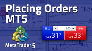 How to Place Orders on MetaTrader 5 [upl. by Gibun]