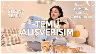 TEMU ALIŞVERİŞİM ♡  GÜMRÜK KARGO GÜVENİLİR Mİ [upl. by Adachi225]