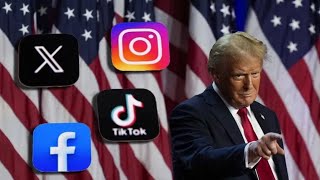 Election américaine 2024 De Facebook à TikTok quelle est la position de Donald Trump sur les résea [upl. by Clinton]