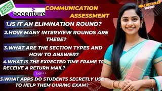 Full Detailed Video on Accenture Communication AssessmentEliminationHow to cheat in examInterview [upl. by Leann]