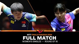 FULL MATCH  Sun Yingsha vs Chen Xingtong  WS R16  WTTFukuoka 2024 [upl. by Sol981]