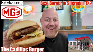 MGs Burgers in Sherman Texas REVIEW My First Time Eating the Best Burger in Sherman brickeats [upl. by Ney]