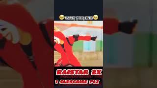 RAISTAR VS WHITE 444 🥲💔 free fire  Pk is live ☺ shorts freefire [upl. by Yelknirb]