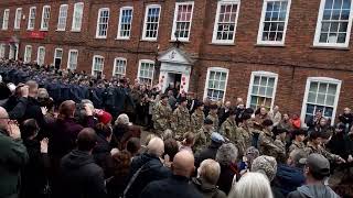 Newark Town Remembrance Day Parade Attended ♥ With Large Crowd 11am 10th November 2024 [upl. by Naffets350]