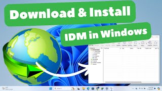 How to Download and Install Internet Download Manager IDM in Windows  Geek Help [upl. by Icyac400]