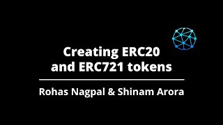 Creating ERC20 amp ERC721 tokens [upl. by Laamaj]