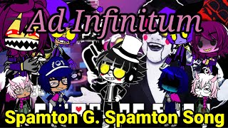 The Ethans  Deltarune React ToAd Infinitum Deltarune Spamton Song By The Stupendium Gacha Club [upl. by Sibylle]