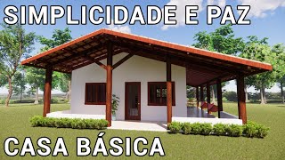 Casa de Campo Simples com 2 Quartos  P4 [upl. by Htnnek]