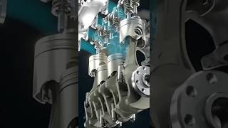 4 Cylinder Engine Animation  Engine Animation automobile animation engine [upl. by Llerrit]