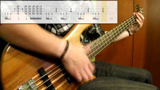 Mudvayne  Dig Bass Cover Play Along Tabs In Video [upl. by Tien]