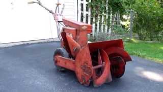 1961 Snowbird Snowblower  Video 1 [upl. by Naedan31]