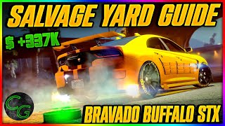 Earn 337k Salvaging Bravado Buffalo STX in GTA 5 Online [upl. by Ardme360]