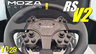 New MOZA RACING quotRS V2quot Unboxing  Review  Yo2B Production [upl. by Baskett536]