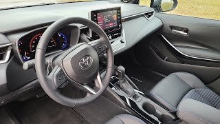 2022 Toyota Corolla XSE Interior  Detailed Walkthrough [upl. by Ahseile]