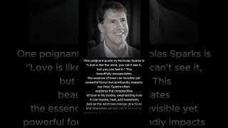 Nicholas Sparks American novelist and screenwriter shorts youtubeshorts quotes [upl. by Conte469]