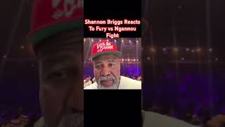 Shannon Briggs Reacts To Tyson vs Fury boxing mma tysonfury francisngannou jab boxingnews [upl. by Gilroy]