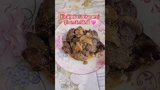 Ficățeii cu ciuperci și smântână shorts liver ficatei mushroom music goodvibes [upl. by Dazhahs]