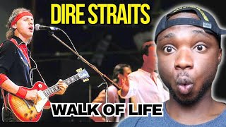 DIRE STRAITS  Walk Of Life  First Time Reaction [upl. by Metah887]