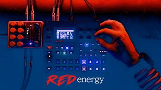 Red energy – Syntakt Only  140 BPM Electronic Dance Live Jam [upl. by Ntsuj]