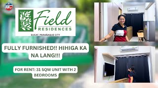 Field Residences Furnishing Update  2BR Unit  31 sqm [upl. by Nanny224]