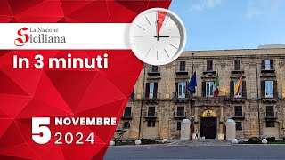 “IN TRE MINUTI” NOTIZIARIO DEL 5 NOVEMBRE 2024 [upl. by Coats]