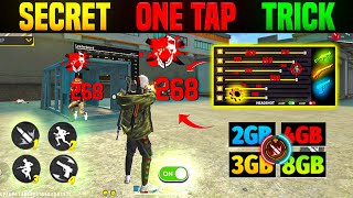 Free Fire Auto Headshot Trick 2024 Sensitivity  2gb 4gb 6gb Ram Headshot Sensitivity Settings [upl. by Alram]