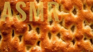 ASMR  Traditional Italian Focaccia Genovese [upl. by Irdua610]