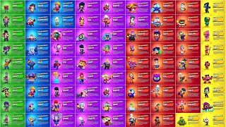 All 86 Brawlers Unlocking Animation SHADE and JUJU [upl. by Arikahs576]