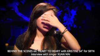 XUÂN MAI on quotHeart to Heart with Kristine Saquot behindthescenes clip [upl. by Auqinahs]