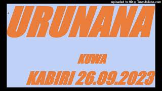 URUNANA RWO KUWA KABIRI 26 09 2023 pro [upl. by Aenotna]